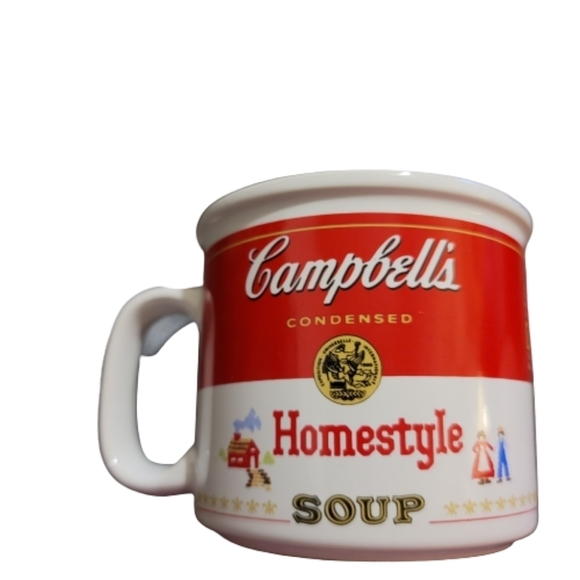 CAMPBELL'S SOUP COMPANY  condensed homestyle mug 1989 WESTWOOD Vintage Red White - Picture 7 of 8